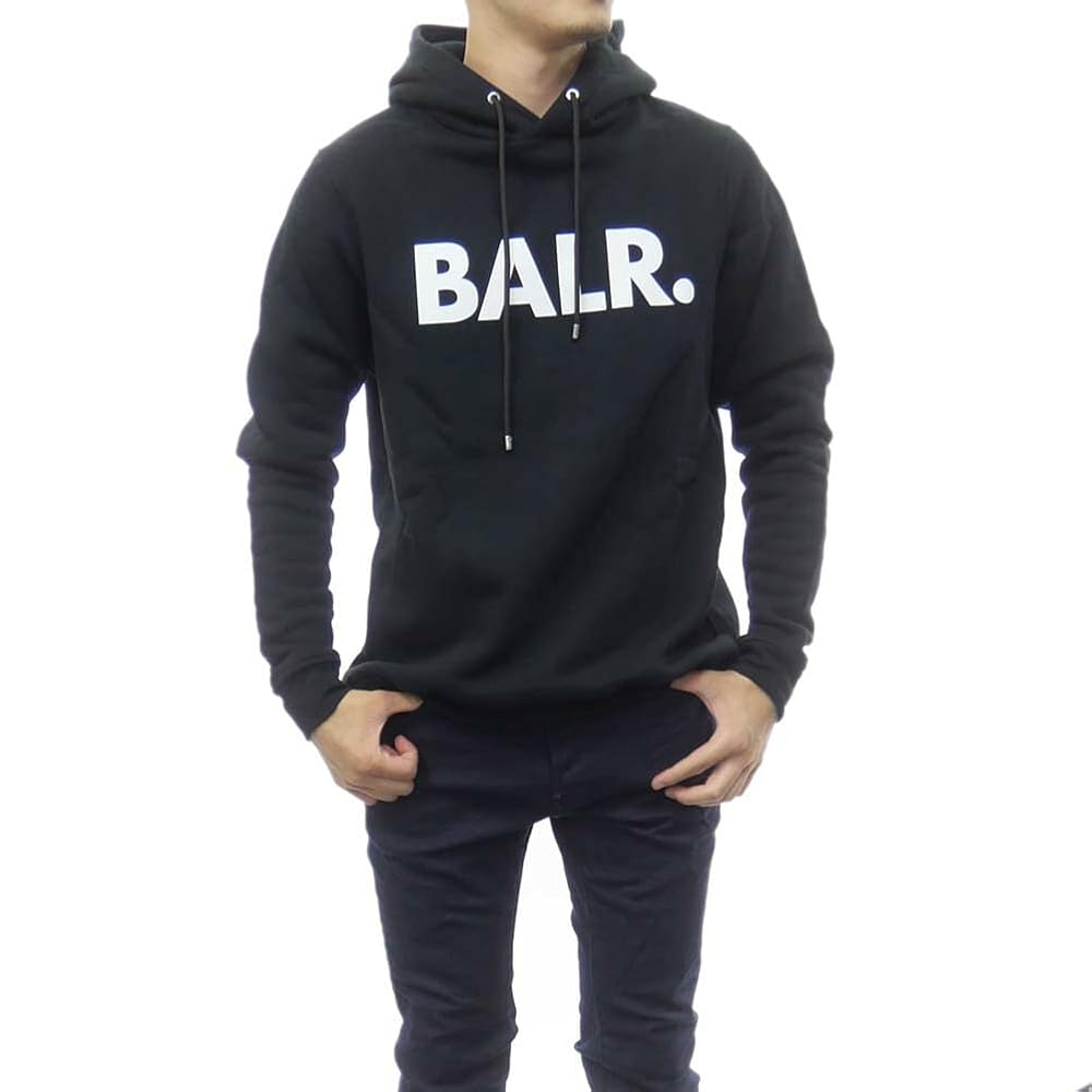 BALR.パーカー黒　B1261.1017 Amazon.co.jp: [ボーラー] パーカー B1261.1017 メンズ ブラック